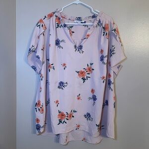 41 Hawthorn - Floral Print Women's Top